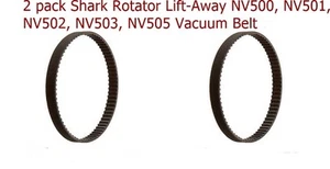 2 pack Shark Rotator Lift-Away NV500, NV501, NV502, NV503, NV505 Vacuum Belt - Picture 1 of 1