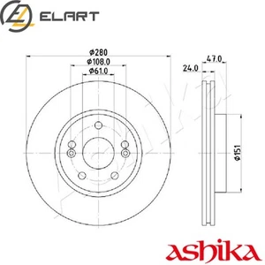 2x BRAKE DISC 60-00-0711 - Picture 1 of 6