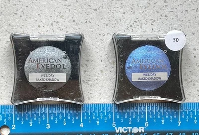 Kleancolor American Eyedol Wet/Dry Baked Shadow Set Sterling & Peacock 4.5g Each - Image 1 of 4