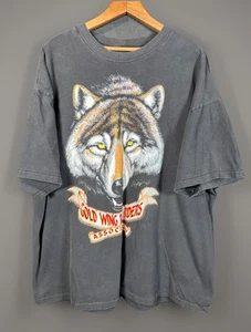 ✨Vtg 90s Honda Gold Wing 3XL T-Shirt Motorrad Biker Schwarz USA Einzelnaht✨ - Bild 1 von 6