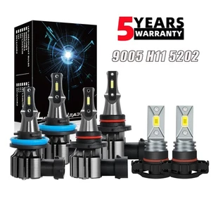 FIT Subaru XV Crosstrek 2013-2014 Combo 6x LED Headlight Hi-Low Fog Light Bulbs - Bild 1 von 15