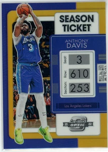 2021 PANINI CONTENDERS OPTIC GOLD #28 ANTHONY DAVIS 10/10 - Imagen 1 de 2