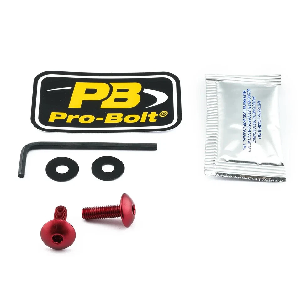 Pro Bolt Motorcycle Aluminium Screen Bolt Kit Red For Yamaha MT-03 ABS 2016-2022 - Image 1 of 1