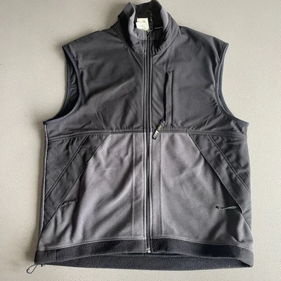 REI Softshell Fleece Vest Gray/Black Men’s L - Image 1 of 4