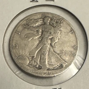 1929 USA Walking Liberty Half Dollar • 90% Silver Historic American Coin - Picture 1 of 3