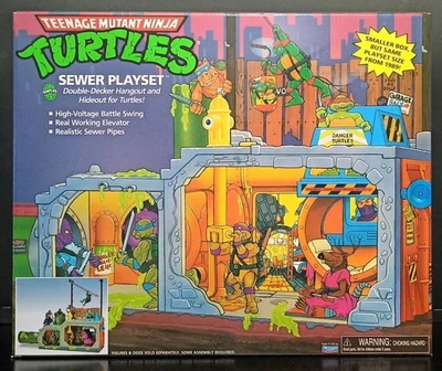 Teenage Mutant Ninja Turtles Building Secret Sewer Playset Exclusive 30 cm Playm - Immagine 1 di 4