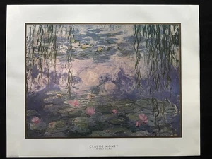 Posten 50 Claude Monet Seerosen und Weidenzweige Poster 22x28 Großhandel - Bild 1 von 4