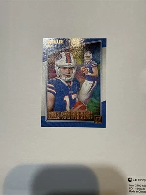 2018 Panini Donruss - Rookie Gridiron Kings Josh Allen #RGK-4 (RC)+extra - Image 1 of 4