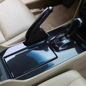 7x For Honda Accord 2008-2013 Carbon Fiber Gear Shift Box Panel Cover Trim Set - Picture 1 of 9