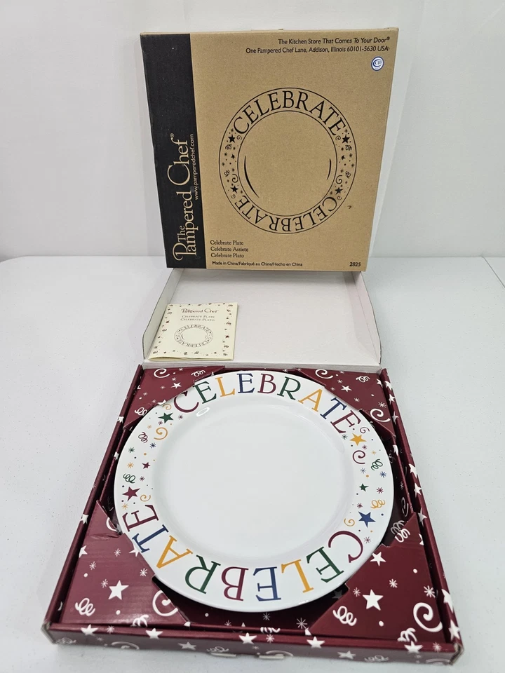 The Pampered Chef 11" Celebrate Plate #2825