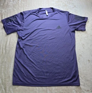 adidas Shirt Men's X-Large Purple Embroidered Chest Logo - Picture 1 of 11