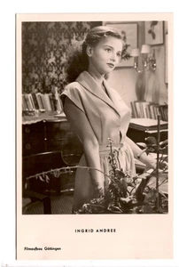 459- Autogrammkarte *Ingrid Andree  unsigniert - Bild 1 von 2