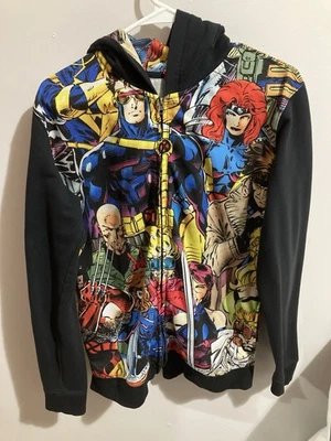 Sudadera con Capucha Oficial Gráfica Marvel X Hombres Talla Mediana Jim Lee Arte All Over Cyclops Foto 1 de 4