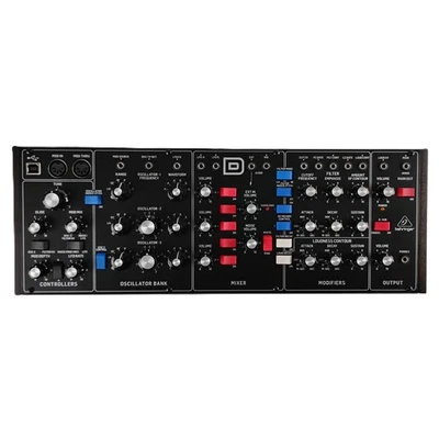 Model D Analog Desktop Mono Synthesizer - Black - Image 1 of 4