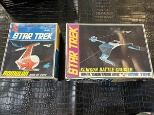 AMT Star Trek Romulan Bird Of Prey 1975 (no abierto) + 1 Modelo Klingon (NBS-BB) - Imagen 1 de 5