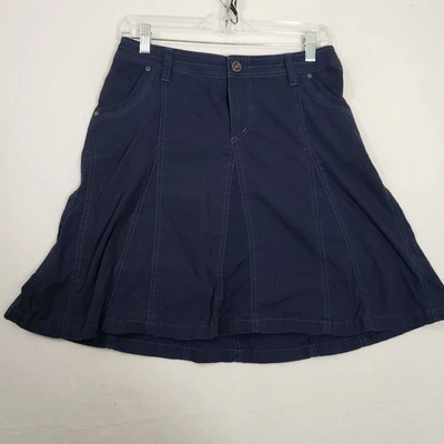 Falda de senderismo/exterior KUHL para mujer talla 4 azul vintage pátina tinte 19" de largo Foto 1 de 4