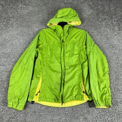 Chaqueta cortavientos Nike ACG para mujer pequeña verde amarilla todas las condiciones equipo LEER Foto 1 de 4