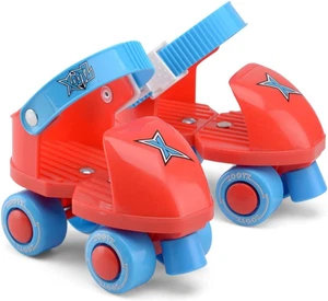 Xootz Beginner Trainer Skates, My First 4 Wheel Quad Roller Skates for Kids, ... - Picture 1 of 12