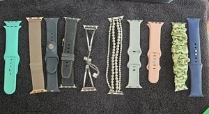 Apple Watch Bands x10 -Blow Out Sale - Assorted Sizes Styles Colors Materials - Zdjęcie 1 z 4