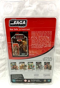Han Solo (In Trench Coat) Star Wars Vintage Saga Collection 2006 Figure New ROTJ - Picture 1 of 3