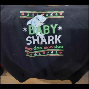 Baby Shark Christmas Sweater, XL, very gently worn, washed, smoke free home. - Picture 1 of 1