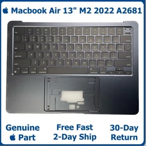 ✅ MACBOOK AIR 13" M2 2022 A2681 KEYBOARD PALMREST TOP CASE MIDNIGHT ✅⭐⭐⭐⭐⭐ - Picture 1 of 1