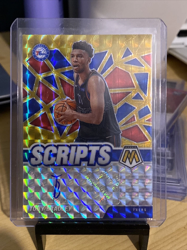 2020-21 Panini NBA Mosaic Auto Prizm Tony Bradley - Image 1 of 2