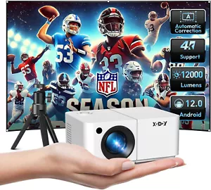 Mini Proiettore Smart, XGODY X2 Android 12 Proiettore HD Portatile 1080P Wifi e BT - Foto 1 di 11