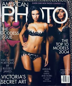 FASHION MAGAZINE AMERICAN PHOTO MARCH/APRIL 2004 ~ ADRIANA LIMA ~ NO LABEL! - Picture 1 of 1