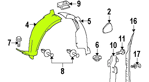 Protector contra salpicaduras forro guardabarros delantero izquierdo mercedes-benz ml oem 1648802805 original Foto 1 de 1
