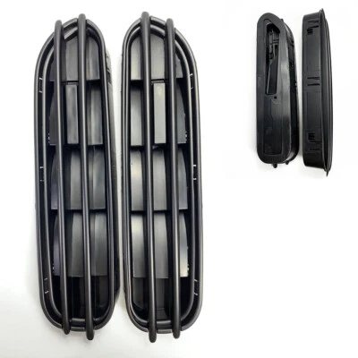 E60 M5 Style Matte Black Look Side Fender Grille Vent Euro Vehicle - Image 1 of 2