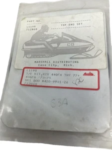 Nuevo de Lote Antiguo Moto de Nieve Marshall L1198 Juego de Juntas de Extremo Superior Repl Ski-Doo OEM 420-9931-26 - Imagen 1 de 3
