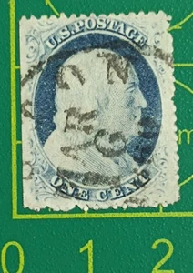 US Stamp 1857, Sc A20 ,#24 Var, Type Va, cancel 16 MAR 1860 BOSTON,MAS., used - Picture 1 of 8