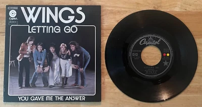 45 7" FRENCH SP THE BEATLES PAUL MCCARTNEY WINGS LETTING GO - Image 1 of 2