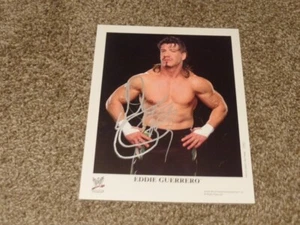 WWE EDDIE GUERRERO PROMO FOTO Wrestling AUTOGRAMM SIGNED AUTO - Bild 1 von 1