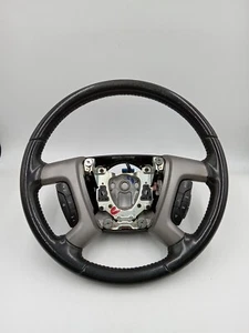 2007-14 Chevrolet Chevy Tahoe Silverado Sierra Avalanche Steering Wheel Leather - Picture 1 of 18