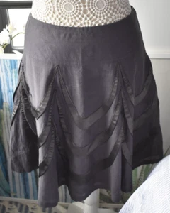 Reiss Bordeaux Skirt. Size UK10 Hardly Worn Steampunk - Picture 1 of 5