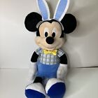Disney Large Mickey Mouse Plush with Easter Bunny Rabbit Ears 18"