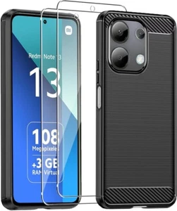 For Xiaomi Redmi Note 13 Pro/Poco X6 5G Case Silicone Phone Cover & Screen Glass - Picture 1 of 12
