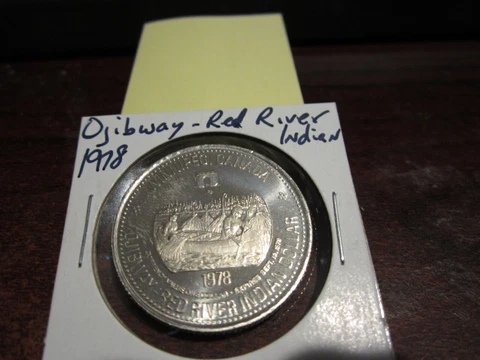 1978 - Ojibway - Red River India, Winnipeg - Commemorative - Canada Trade Dollar Cover
