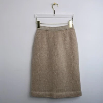 Falda para mujer Gucci mezcla de cachemir alpaca tejida vintage hasta la rodilla EE. UU. 4 (IT 40) Foto 1 de 4