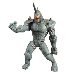 Marvel Rhino Action Figure Spider-Man 7.5" Villain Toy Biz 2002 da collezione - Foto 1 di 7