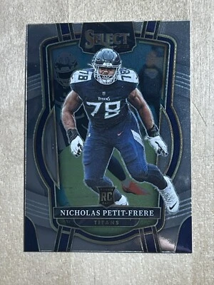 2022 Tennessee Titans ROOKIE Nicholas Petit-Frere Panini Select CLUB LEVEL SP - Image 1 of 2