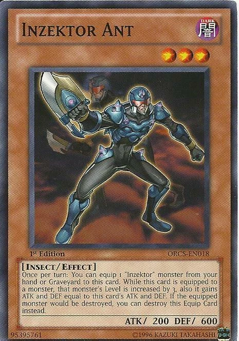 Inzektor Ant - ORCS-EN018 - Common - Unlimited Edition x3 - Lightly Played - Image 1 of 1