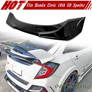 20 Fits HONDA Civic 10th Hatchback DTO Rear Trunk Spoiler Wing Painted #NH731P - Bild 1 von 8