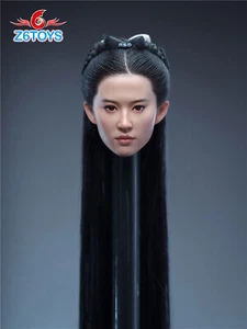 Z6TOYS 1/6 Z006 Dragon Girl Crystal Liu Head Carved DIY Ancient Action Figure - Picture 1 of 11