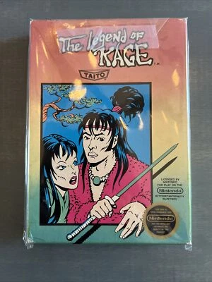 Legend of Kage Nintendo Fight Evil Ninjas Fire breathing Monks 80s Vibes NES Wow - Image 1 of 4