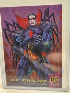 MR SINISTER X-MEN MARVEL #5 Super-Villains Fleer Ultra 1994 - Picture 1 of 2