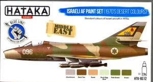 Hataka Hobby Paints ISRAELI AIR FORCE COLORS Blue Line Acrylic Paints - Picture 1 of 2