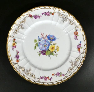 KPM Porzellan Teller Wandteller Blumen Rocaille Dekor 28cm Breslauer Stadtschloß - Bild 1 von 6